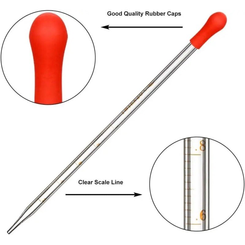 StonyLab Glass Dropper Pipettes - Set of 10 (0.5ml to 3ml) StonyLab Glass Dropper Pipettes - Set of 10 (0.5ml to 3ml)