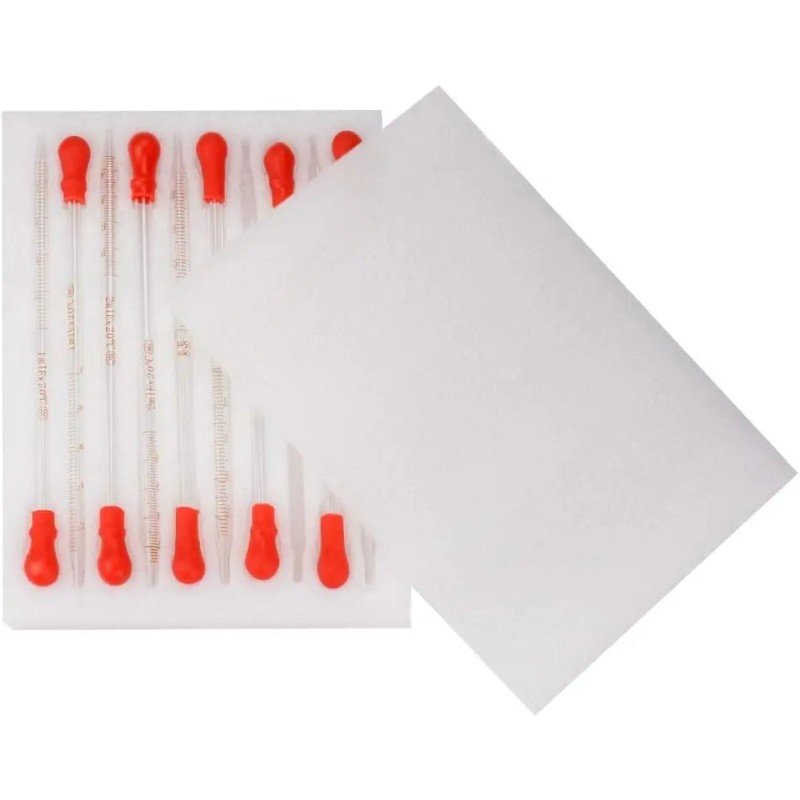 StonyLab Glass Dropper Pipettes - Set of 10 (0.5ml to 3ml) StonyLab Glass Dropper Pipettes - Set of 10 (0.5ml to 3ml)